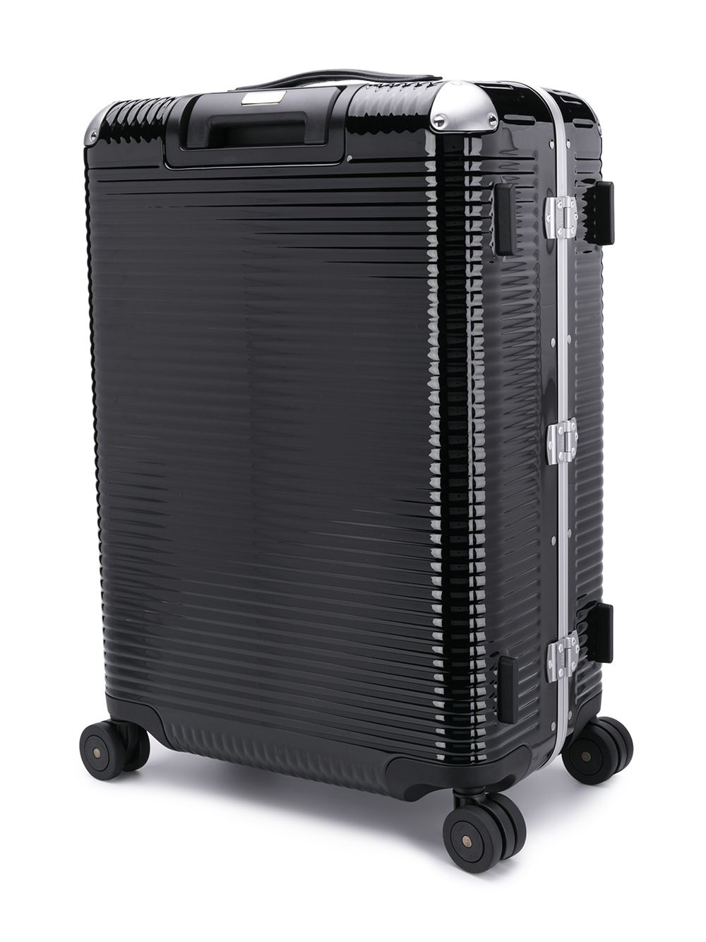 textured luggage trolley - 2