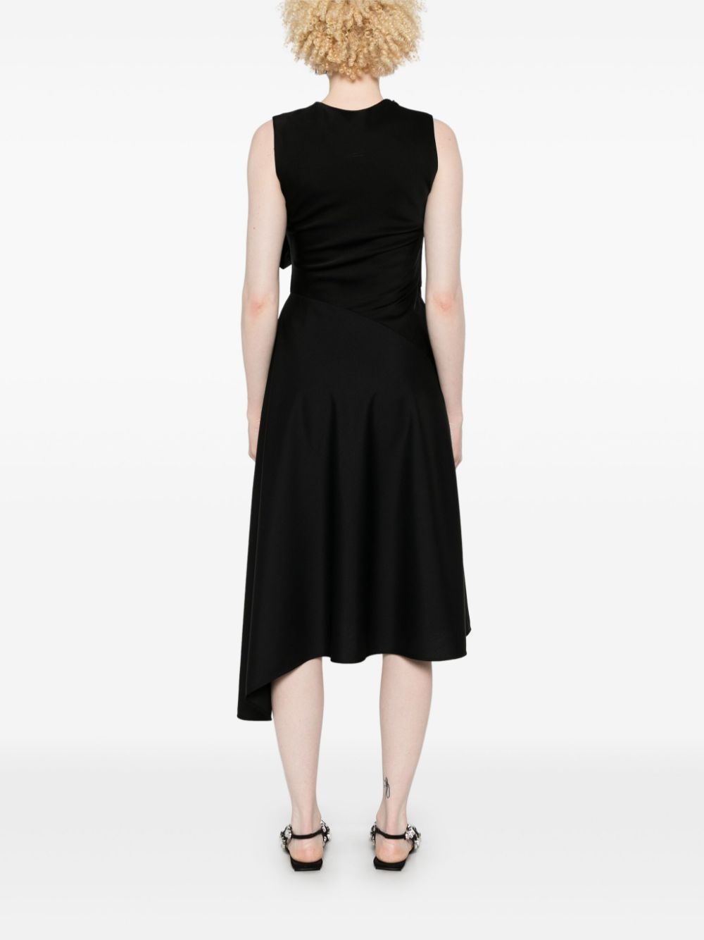 asymmetric midi dress - 4