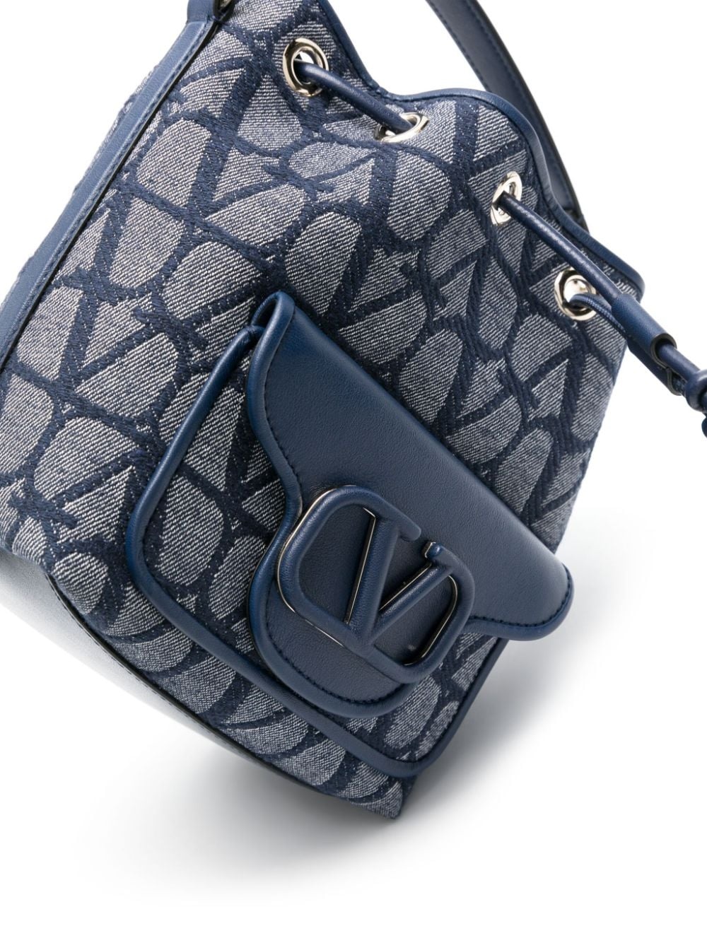 Toile Iconographe denim bucket bag - 4