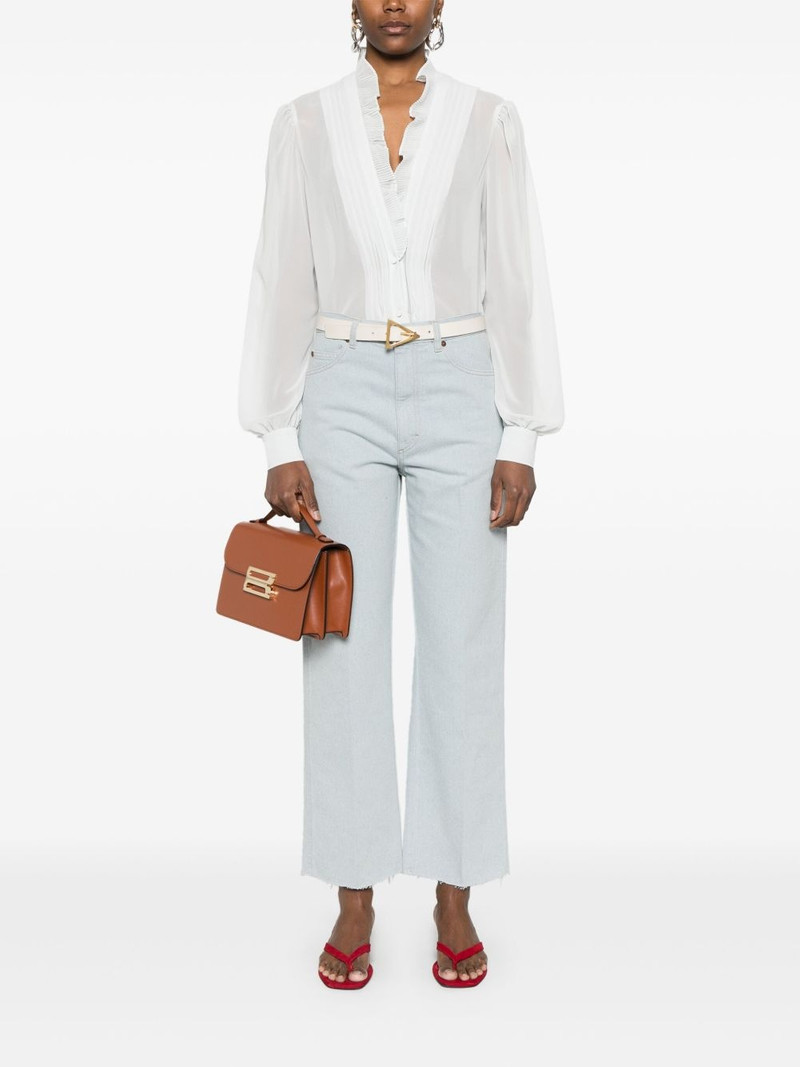 Victoria Beckham logo-patch jeans outlook