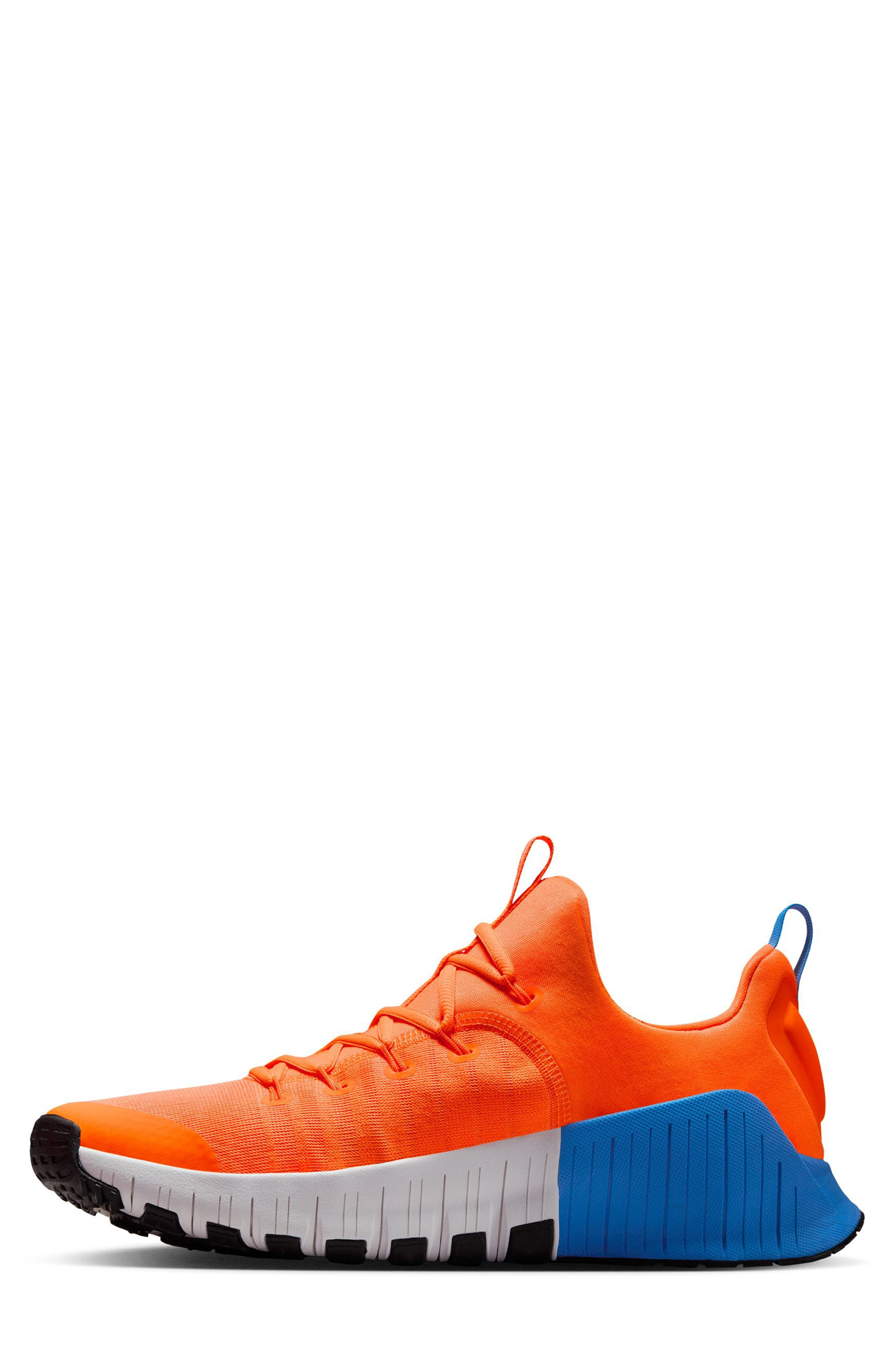Nike Free Metcon 6 Training Shoe in Total Orange/White at Nordstrom - 6