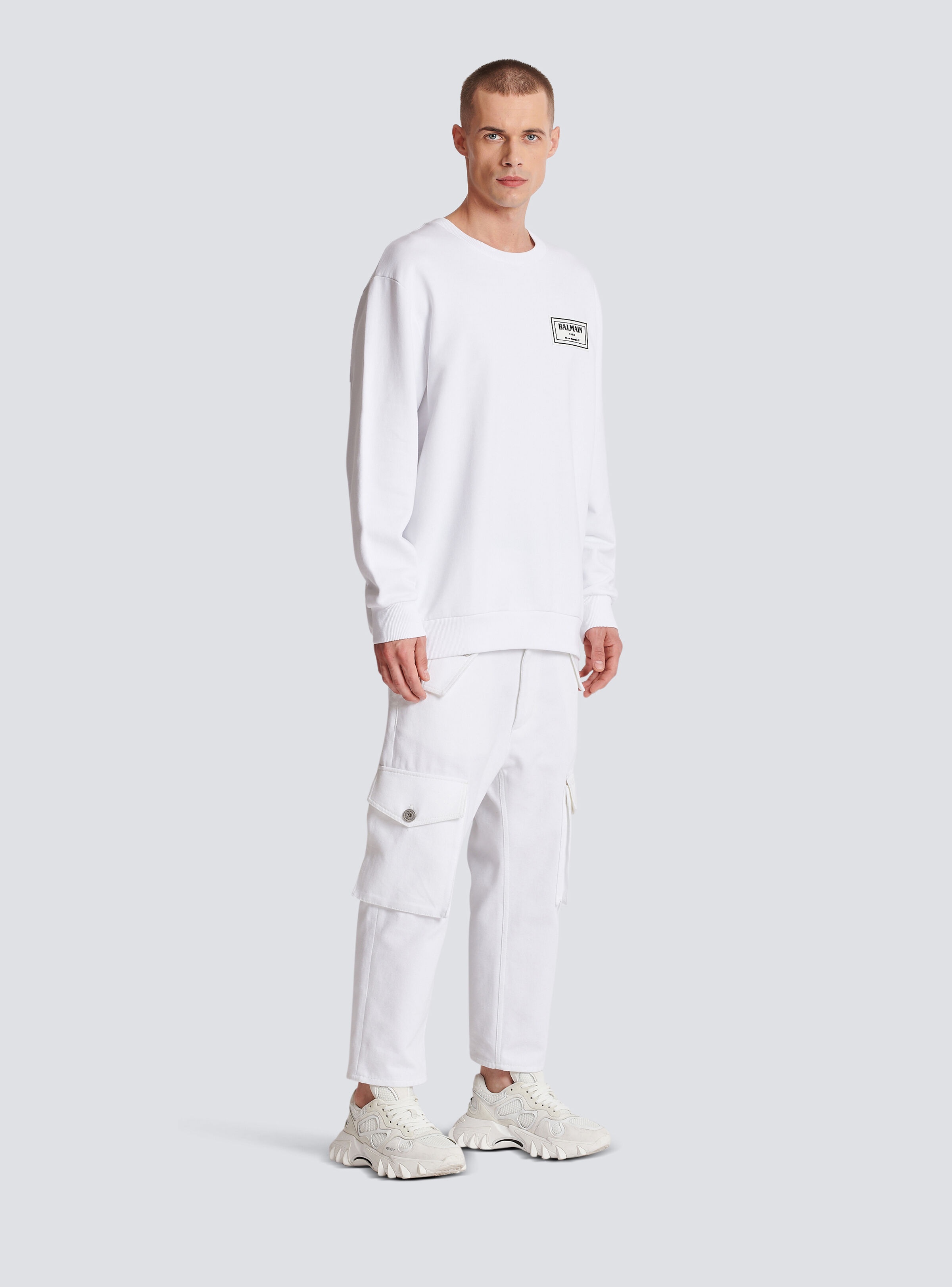 Sweatshirt with rubber patch - 3