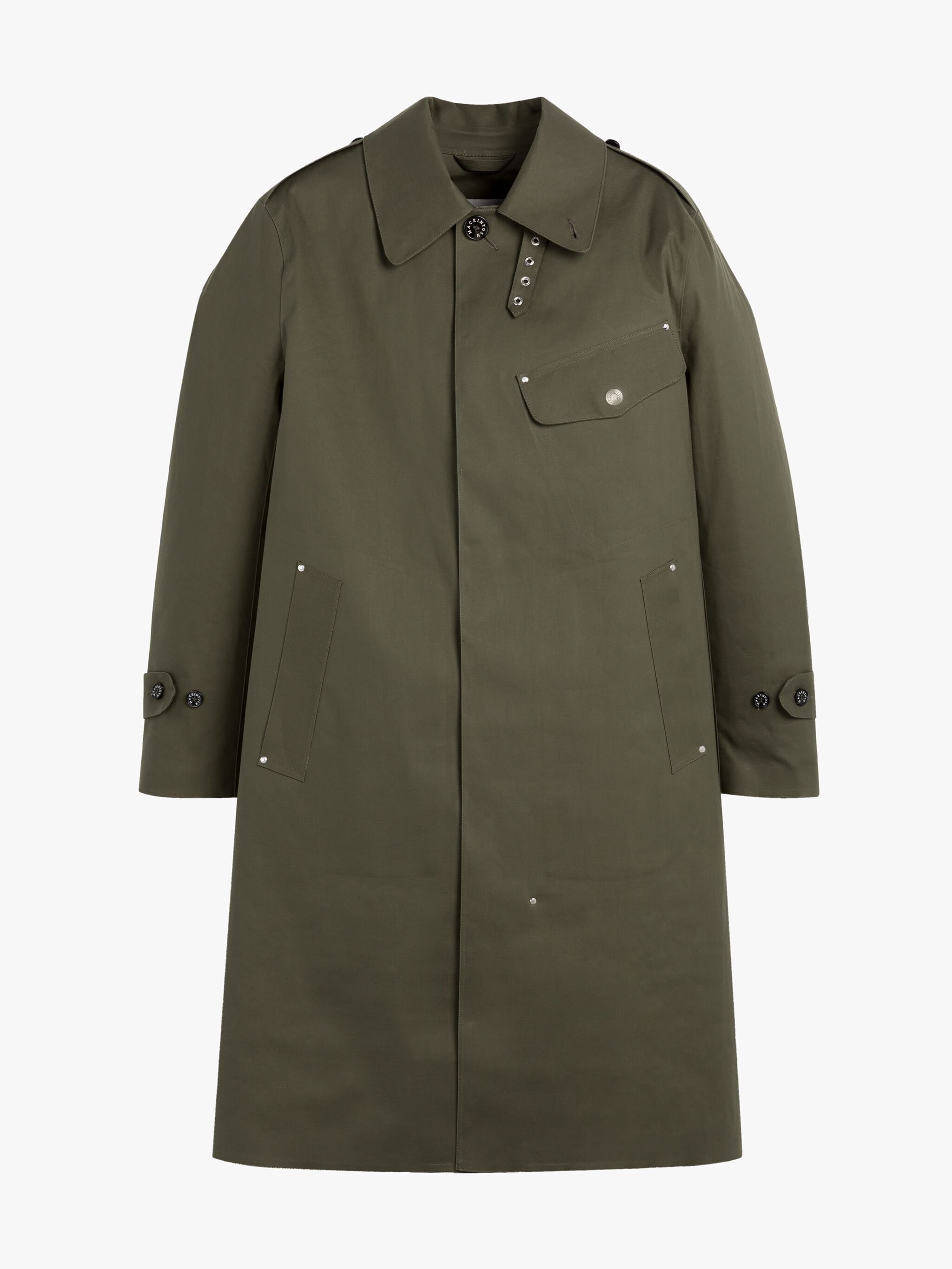 GILSTON GRAPE LEAF X BLACK BONDED COTTON COAT - 1