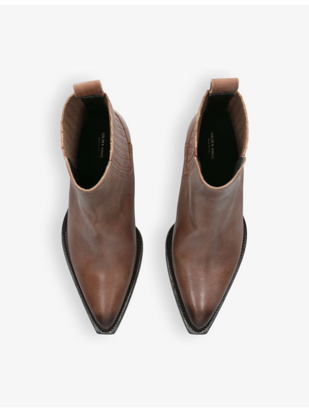 Debbie Beatles leather block-heel ankle boots - 2