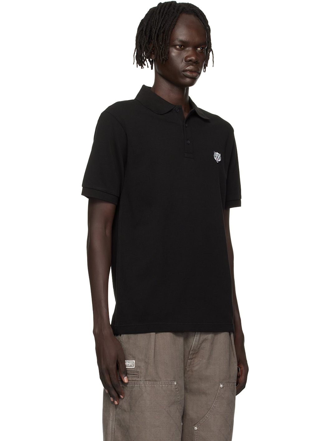 Black Kenzo Paris 'KENZO Happy Tiger' Slim Polo - 2