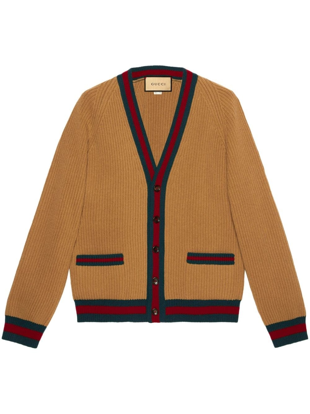 Farfetch Gucci Striped Cardigan Green Gucci Pink Gucci Sweater
