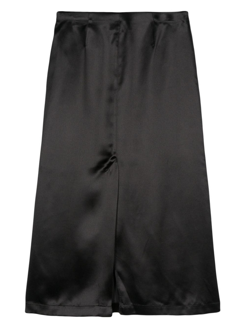 Loulou de Saison satin midi skirt outlook