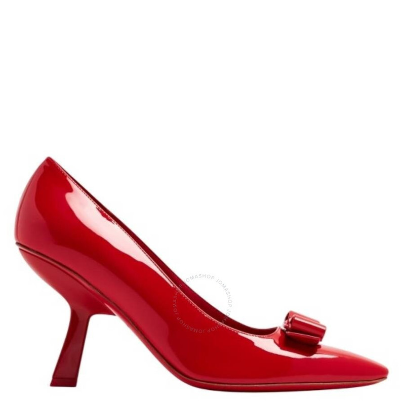 Ferragamo Patent Leather Vara Bow Pumps 1