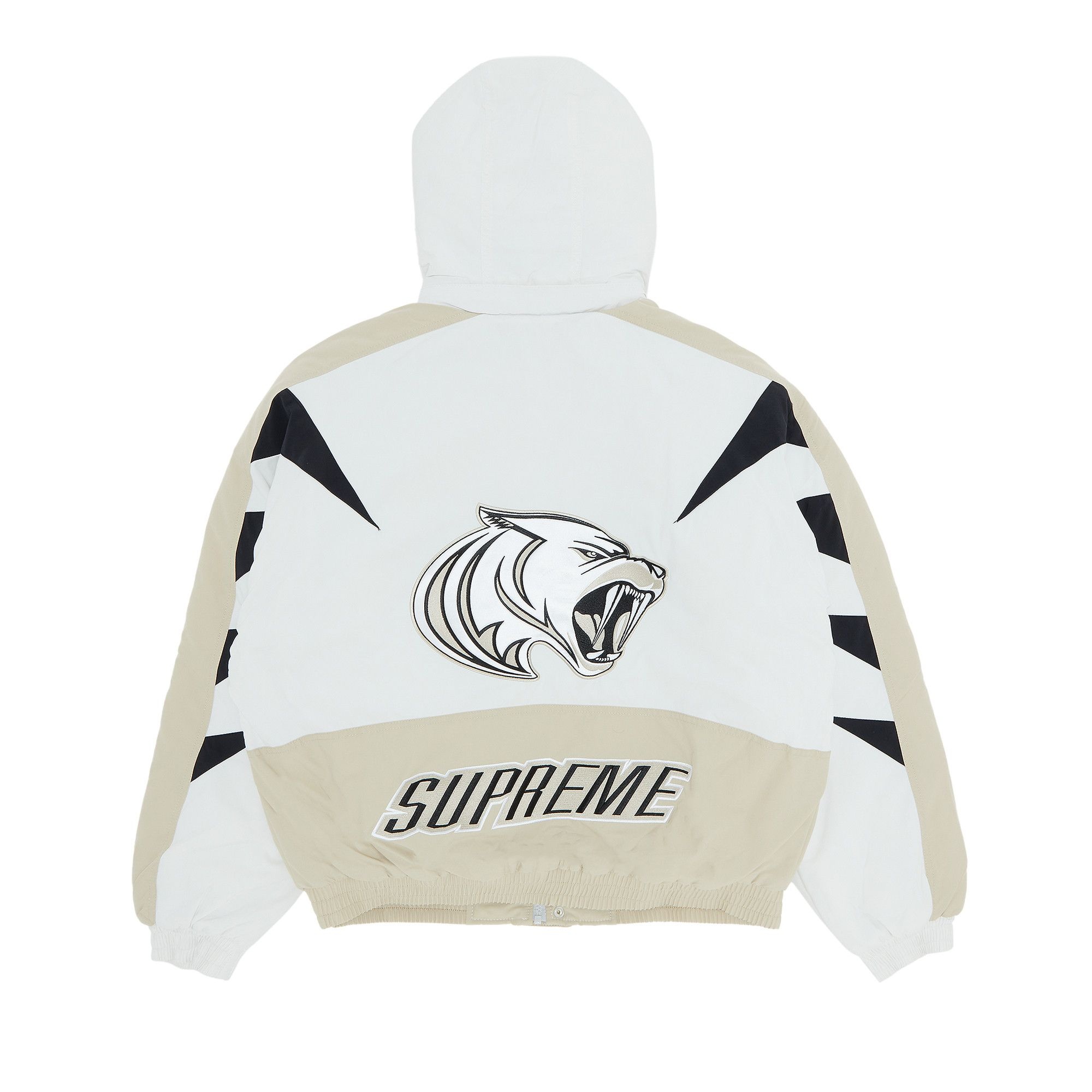 Supreme Wildcat Sideline Puffer Jacket 'Grey' - 2