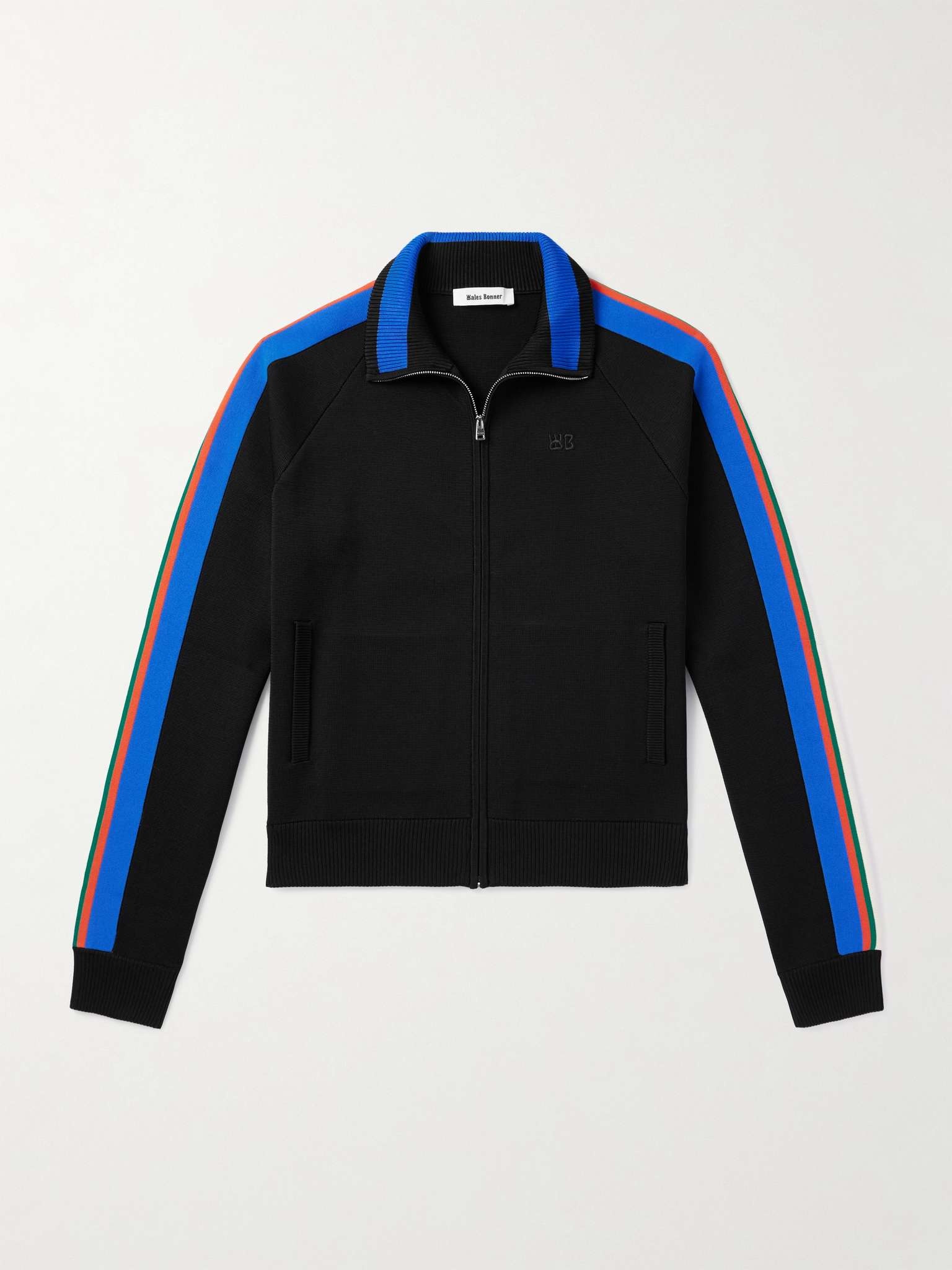 Tide Striped Knitted Track Jacket - 1