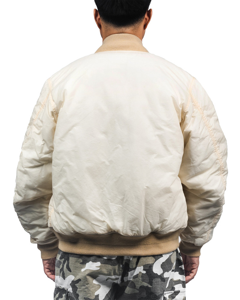Stüssy Quilted Bomber Waxed Cream outlook
