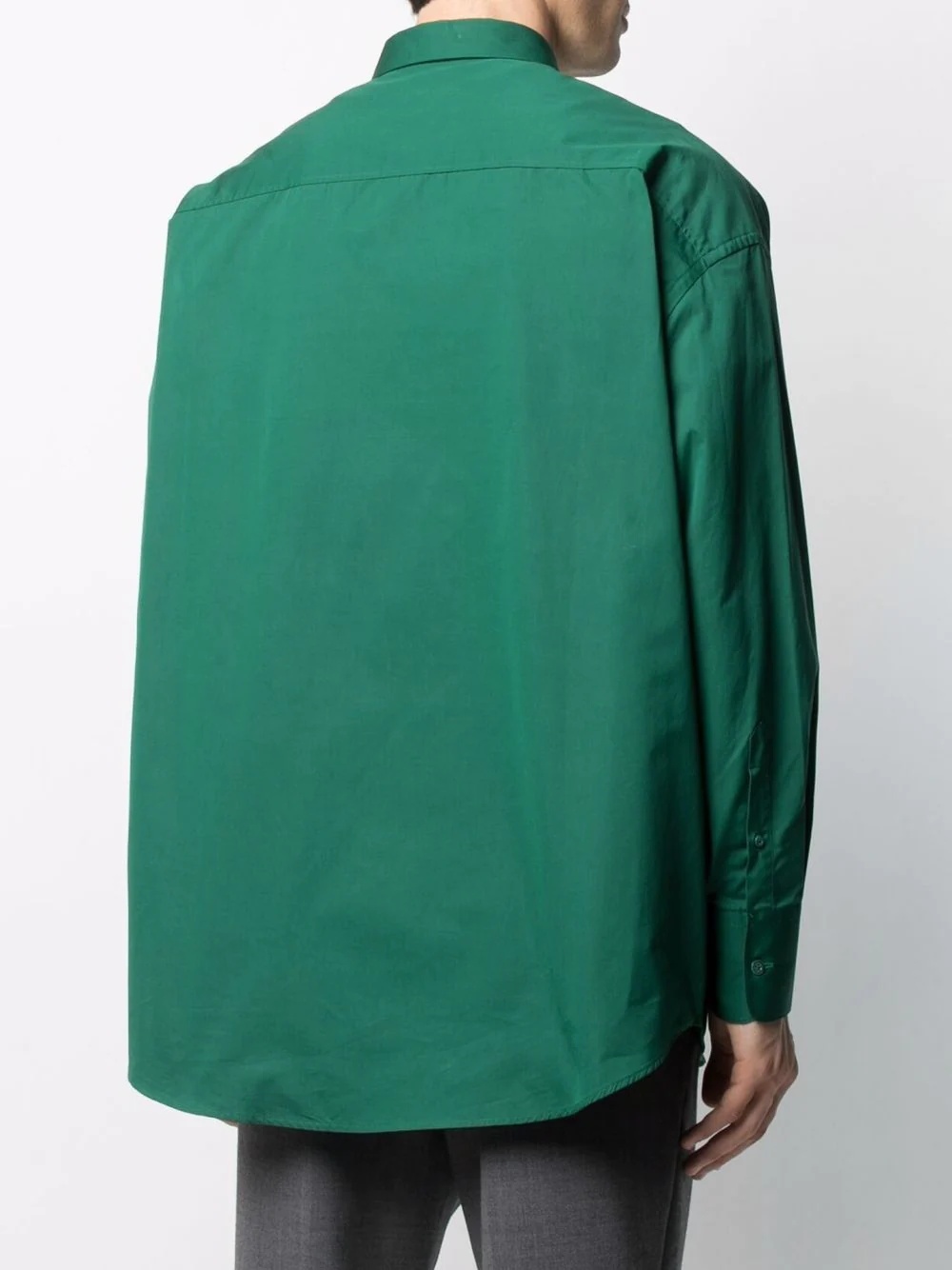 long-sleeved chest-pocket shirt - 5