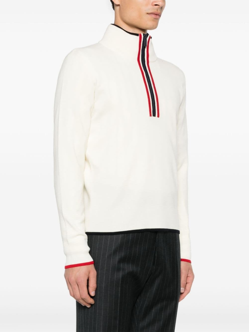 funnel-neck pullover - 3