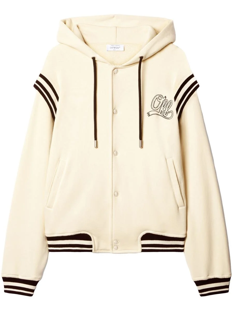 Off-White Off Fleece Varsity Hoodie Clothing - 1