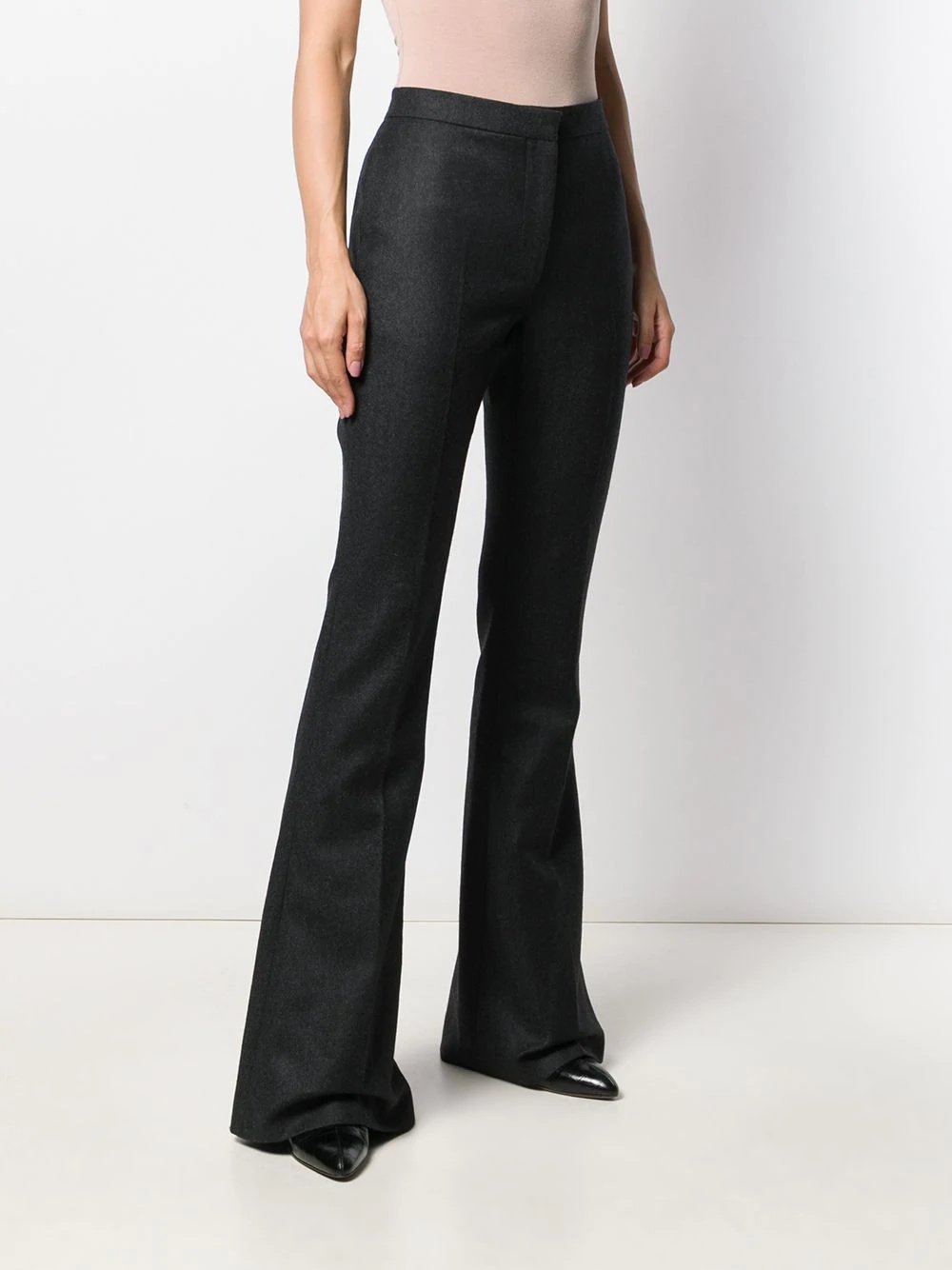 flared tailored trousers - 3