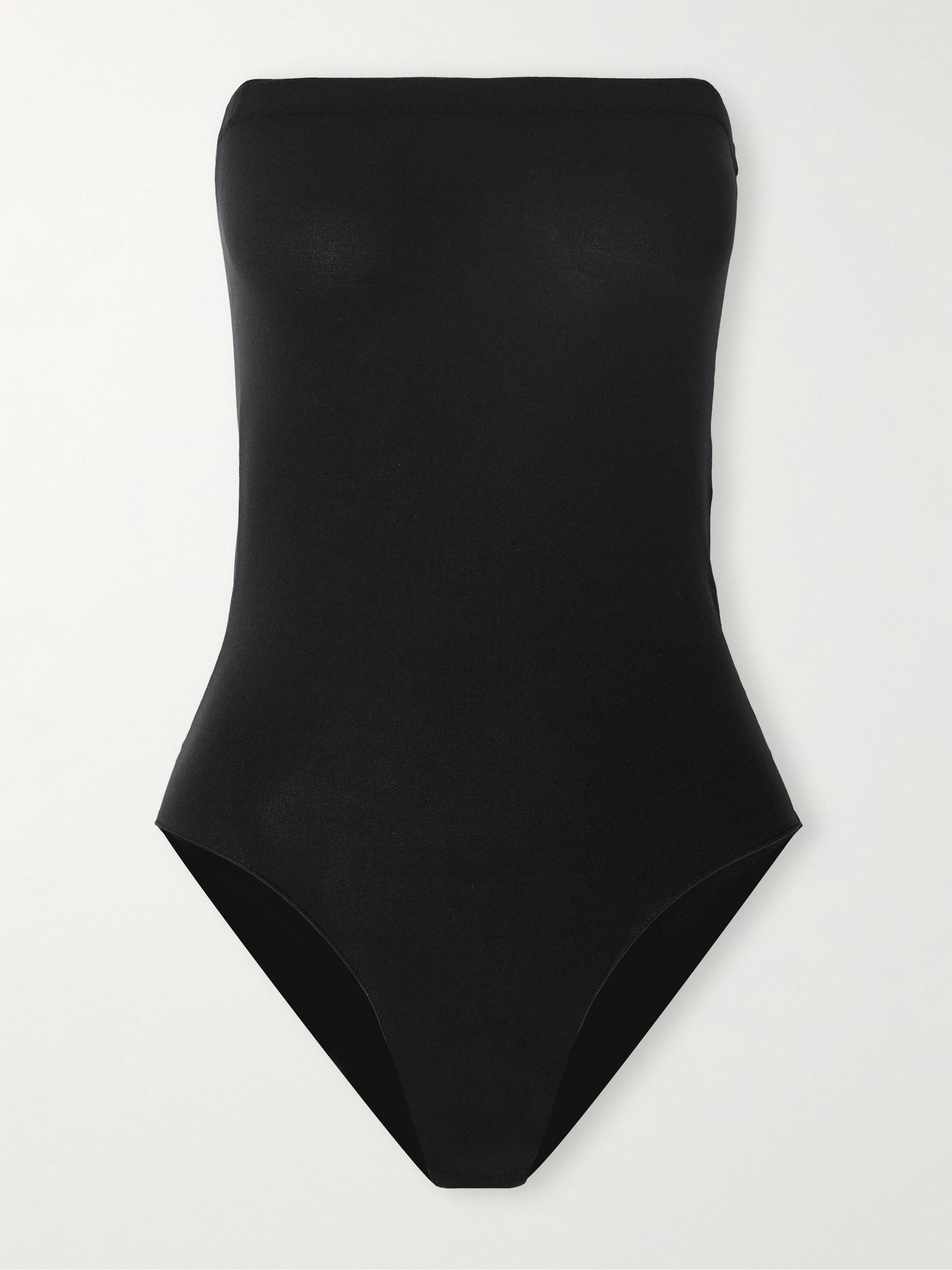 Strapless stretch-jersey bodysuit Black - 1