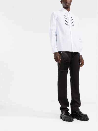 Neil Barrett Thunderbolt-print shirt outlook