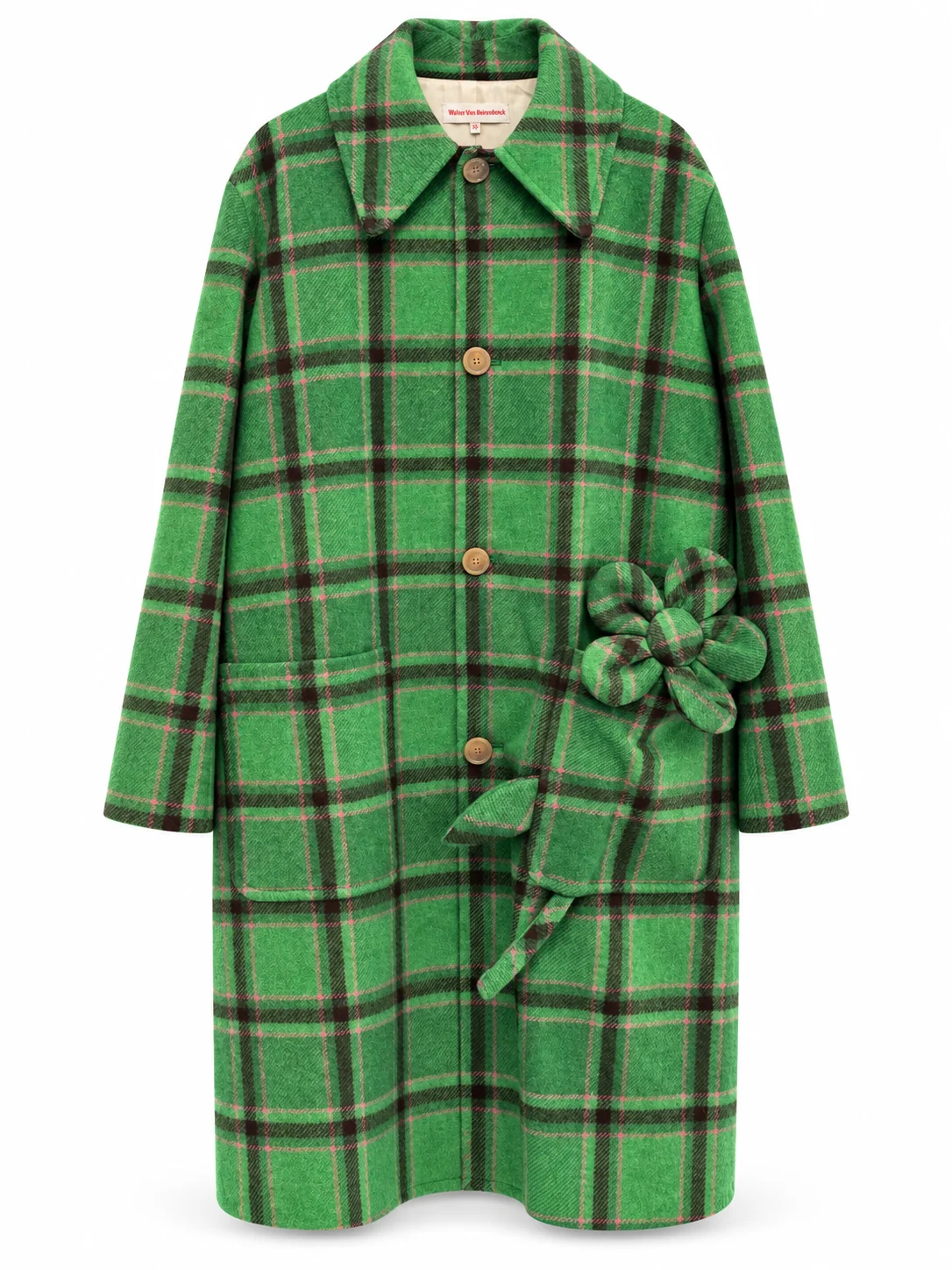 FLOWER POWER KHIVA COAT - FERN GREEN/LIGHT ROSE - 1