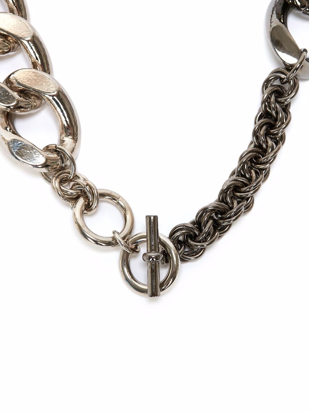 oversized chain-link necklace - 3