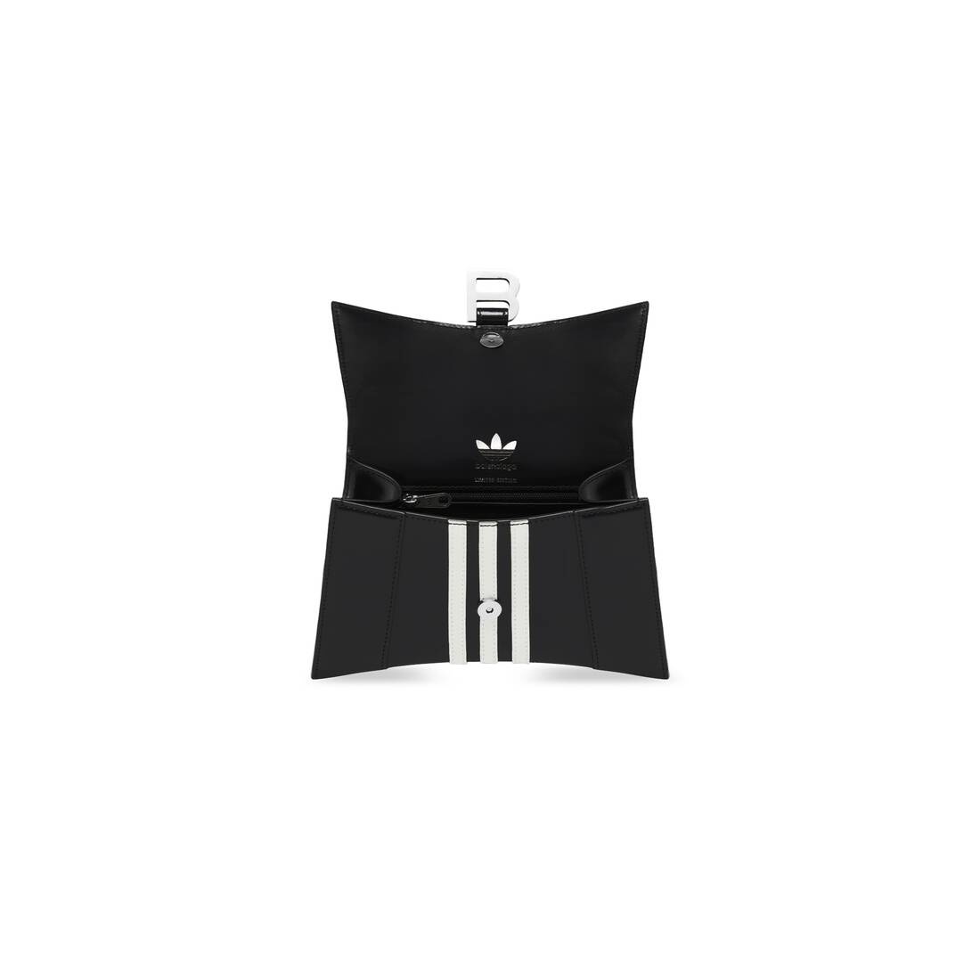 Women's Balenciaga / Adidas Hourglass Small Handbag In Box in Black - 8