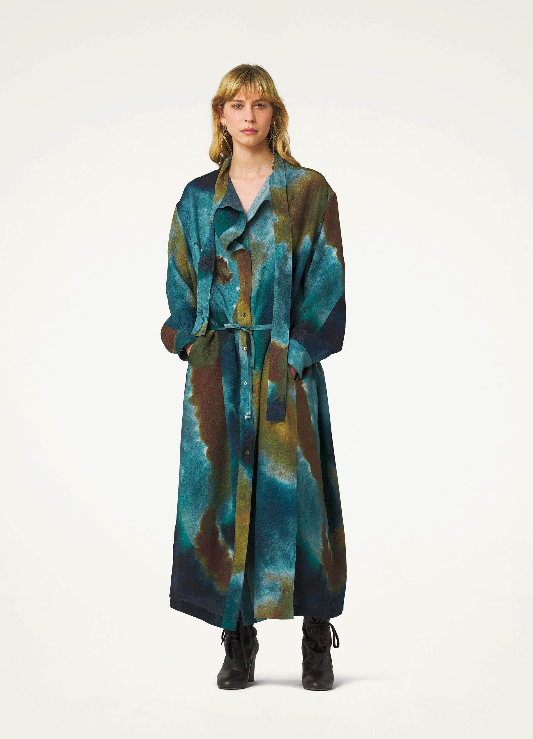 PRINTED LONG DRESS - 2