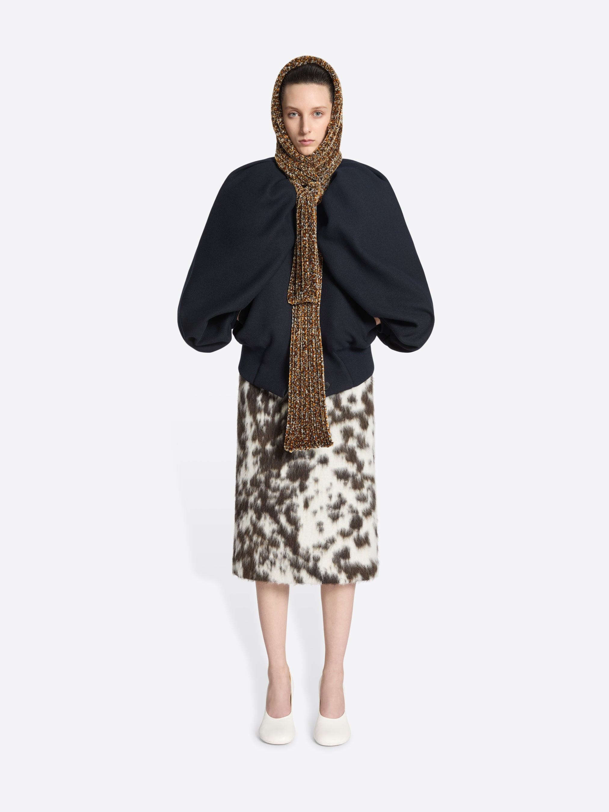 COWHIDE PRINT SKIRT - 2