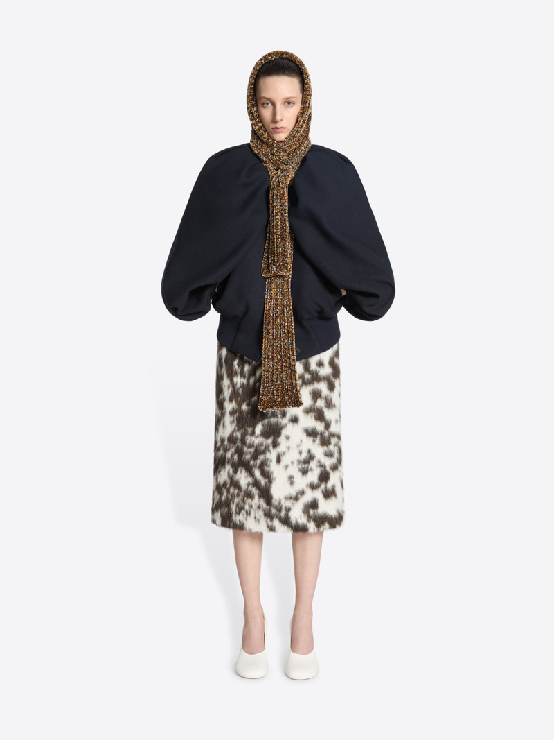 Dries Van Noten COWHIDE PRINT SKIRT outlook