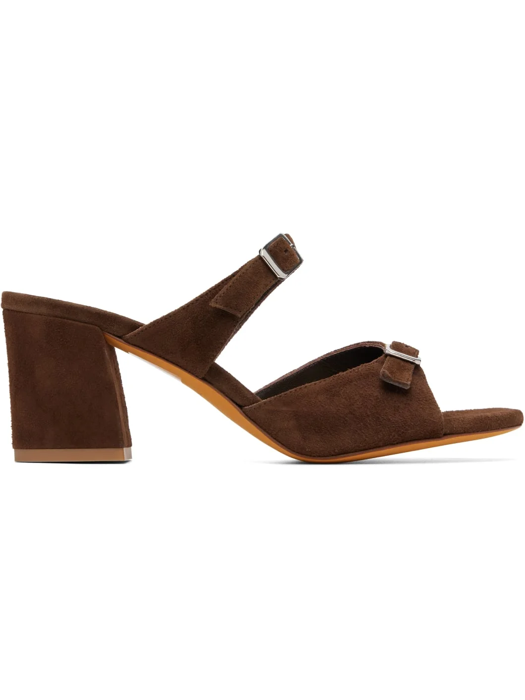 Brown Una Heeled Sandals - 1