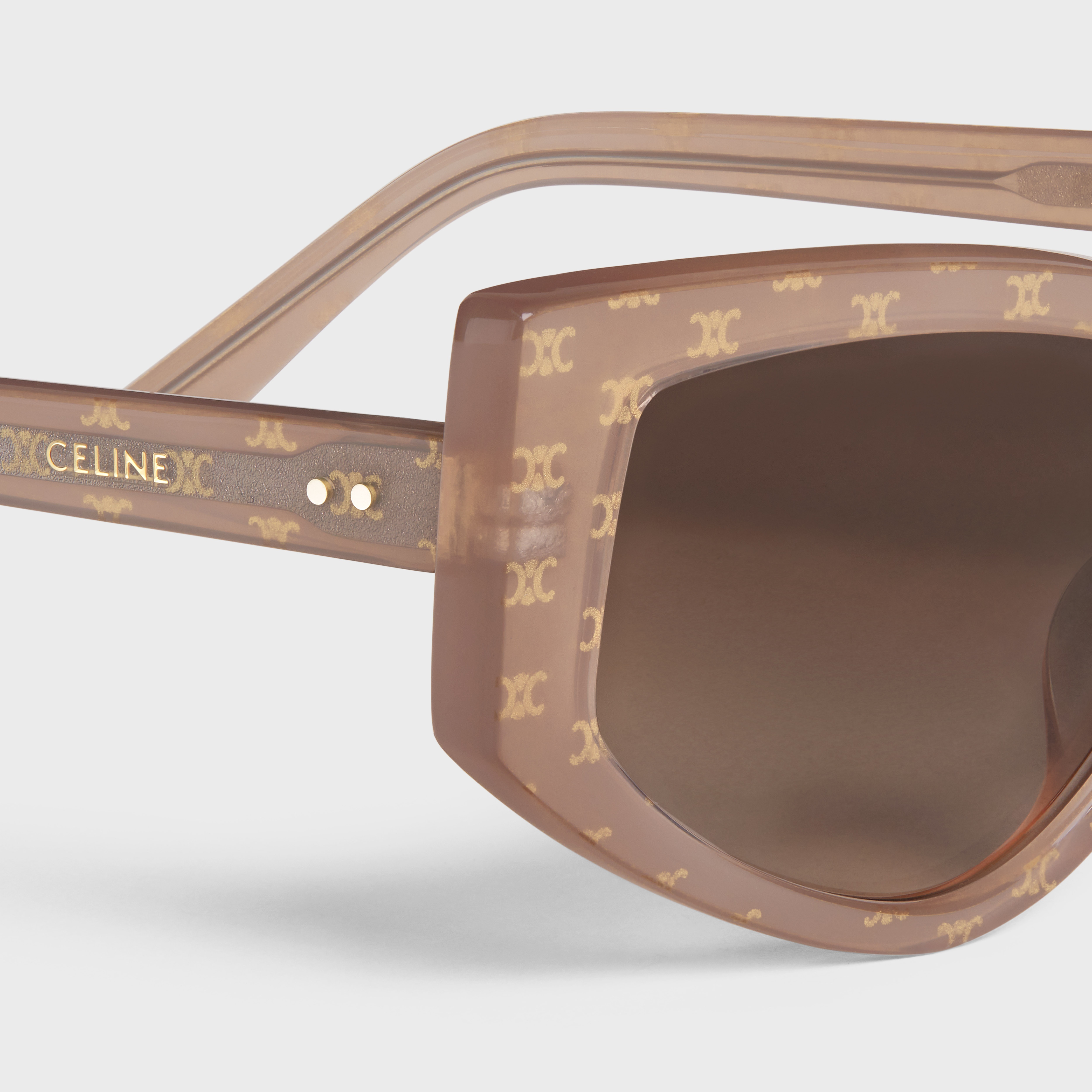 Graphic S223 sunglasses in Acetate with Triomphe Pattern - 4