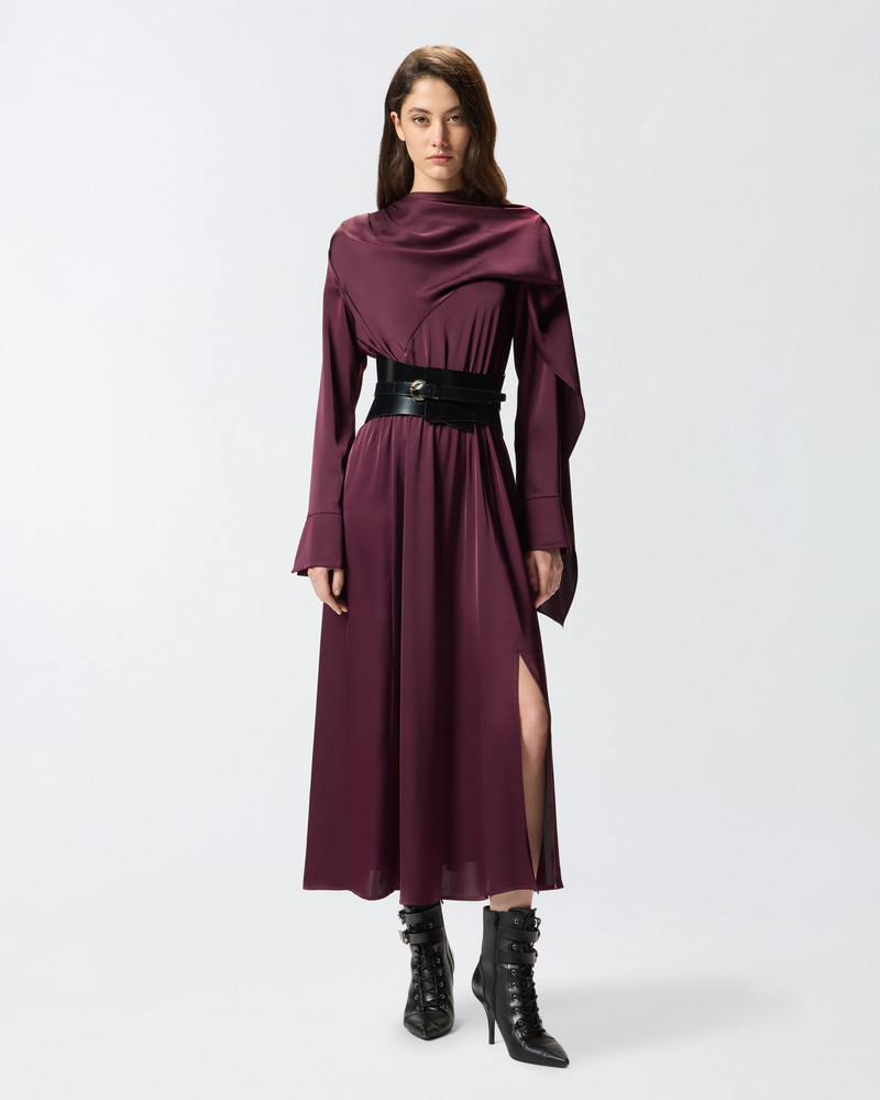 PINKO LONG DRESS WITH SASH outlook