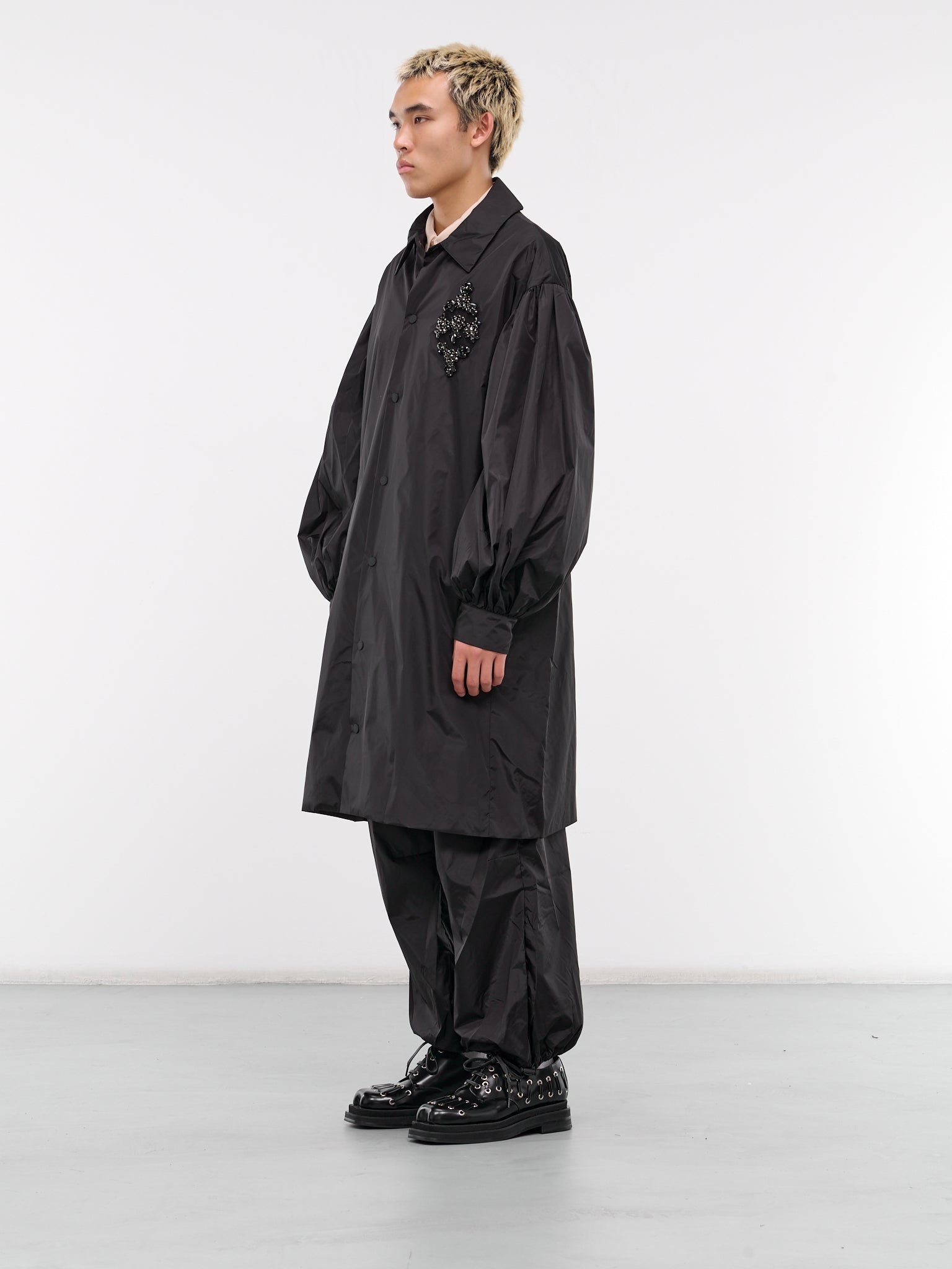 Puff Sleeve Utility Coat - 2