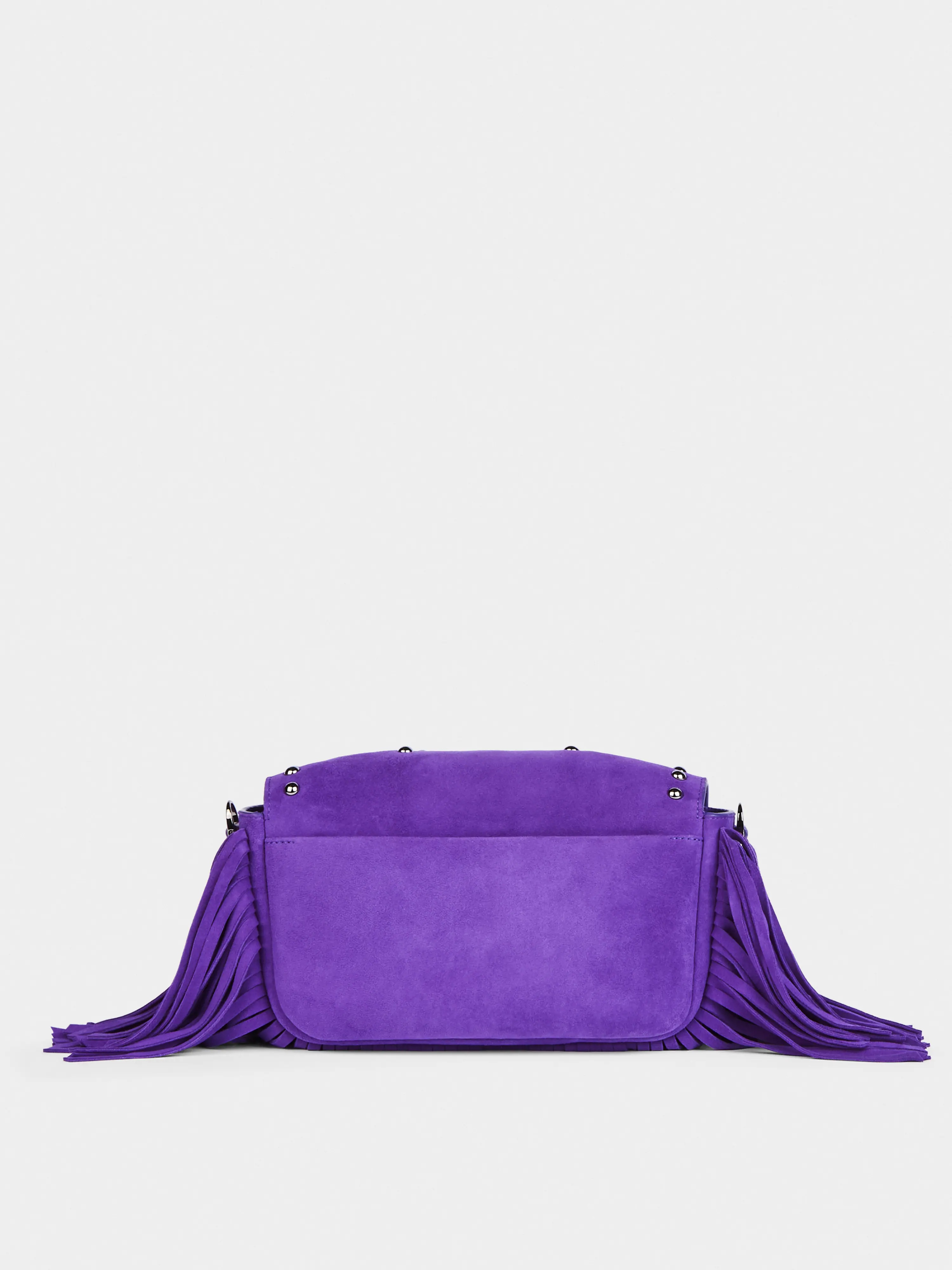 Viv' Choc Mini Bag in suede - 5