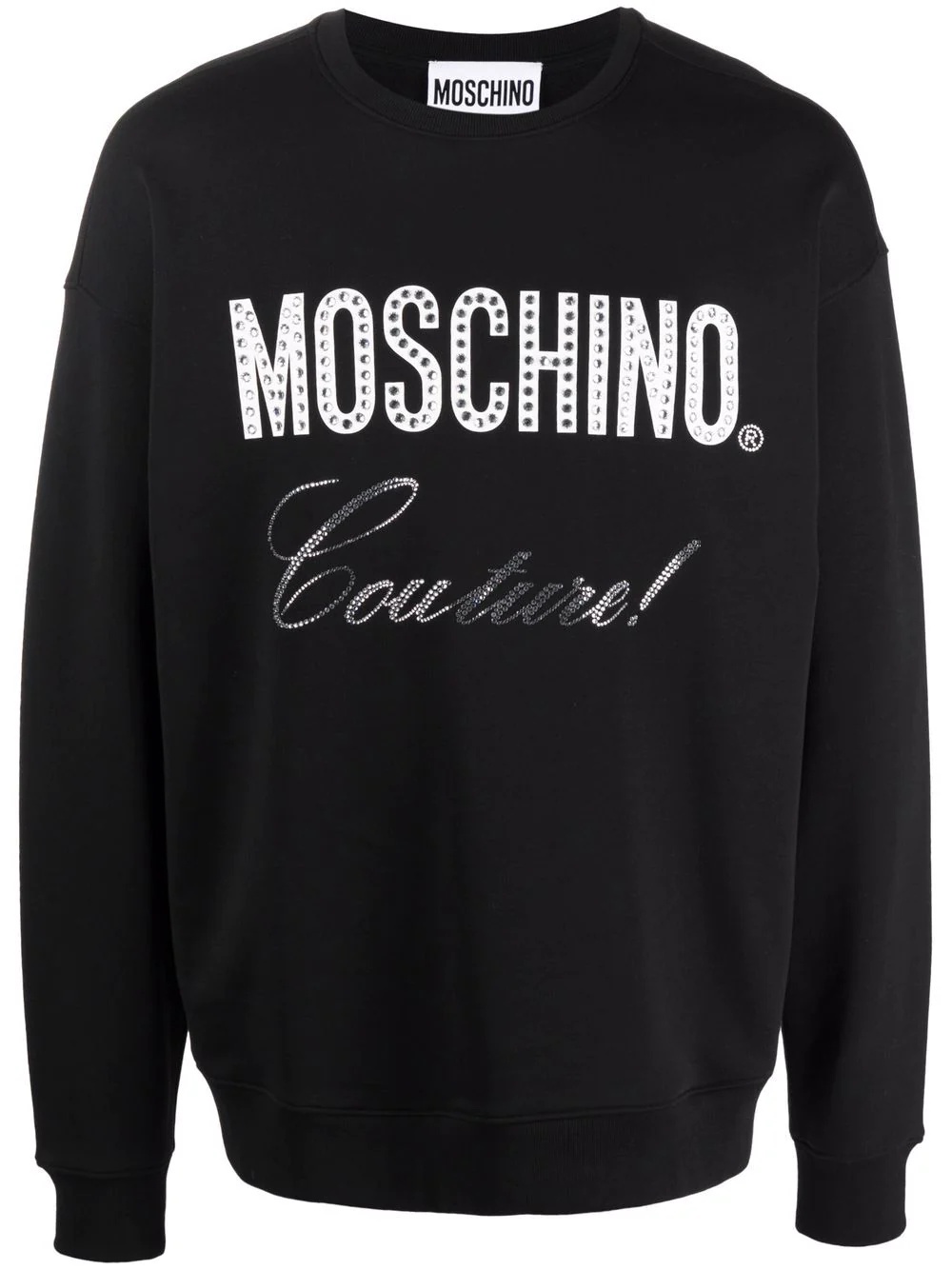 crystal stud Moschino Couture sweatshirt - 1