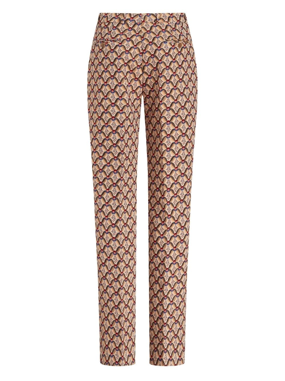 floral-print tailored trousers - 6