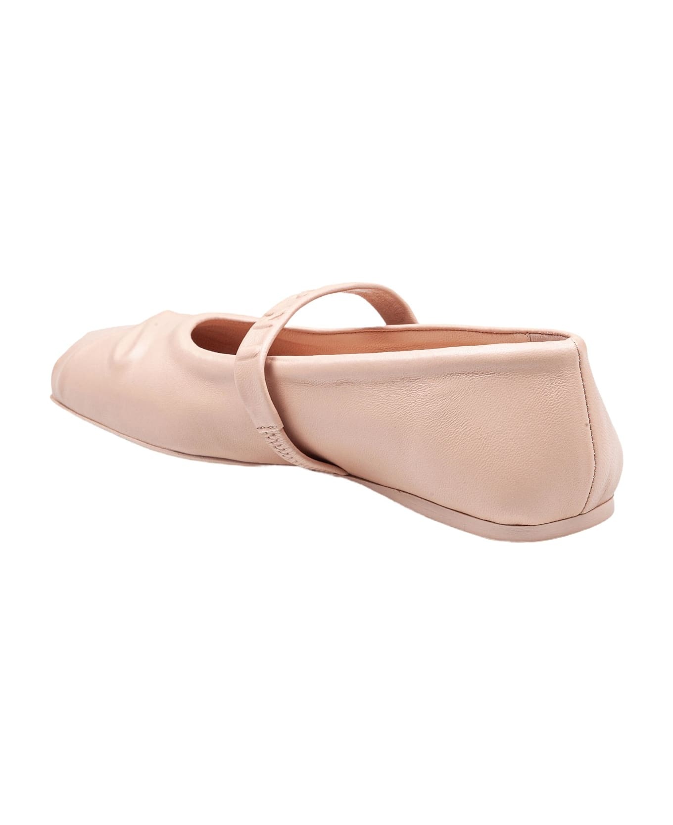 Mary Jane Shoes In Leather With Embossed Bow - 5
