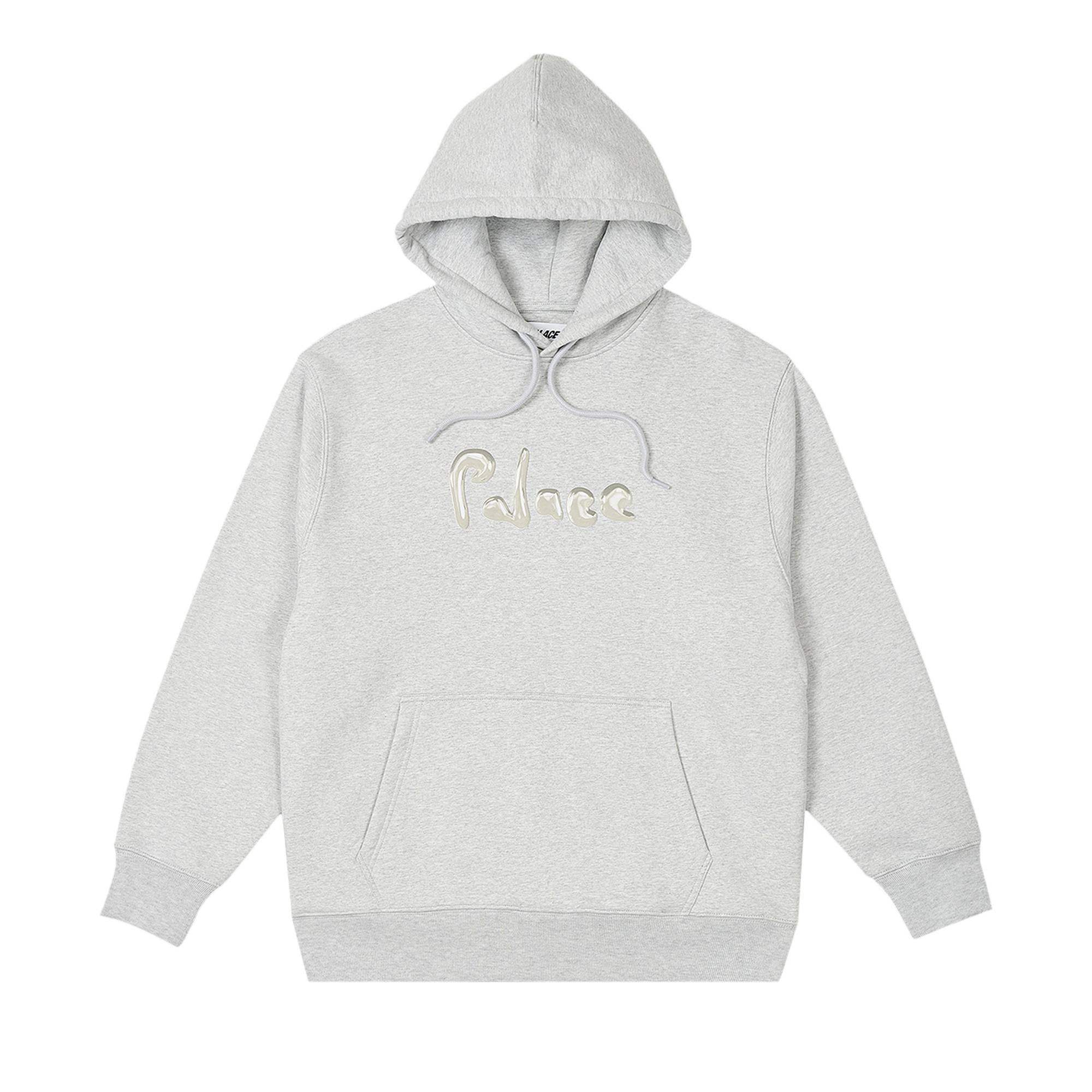 Palace Liquid Palace Hood 'Grey Marl' - 1
