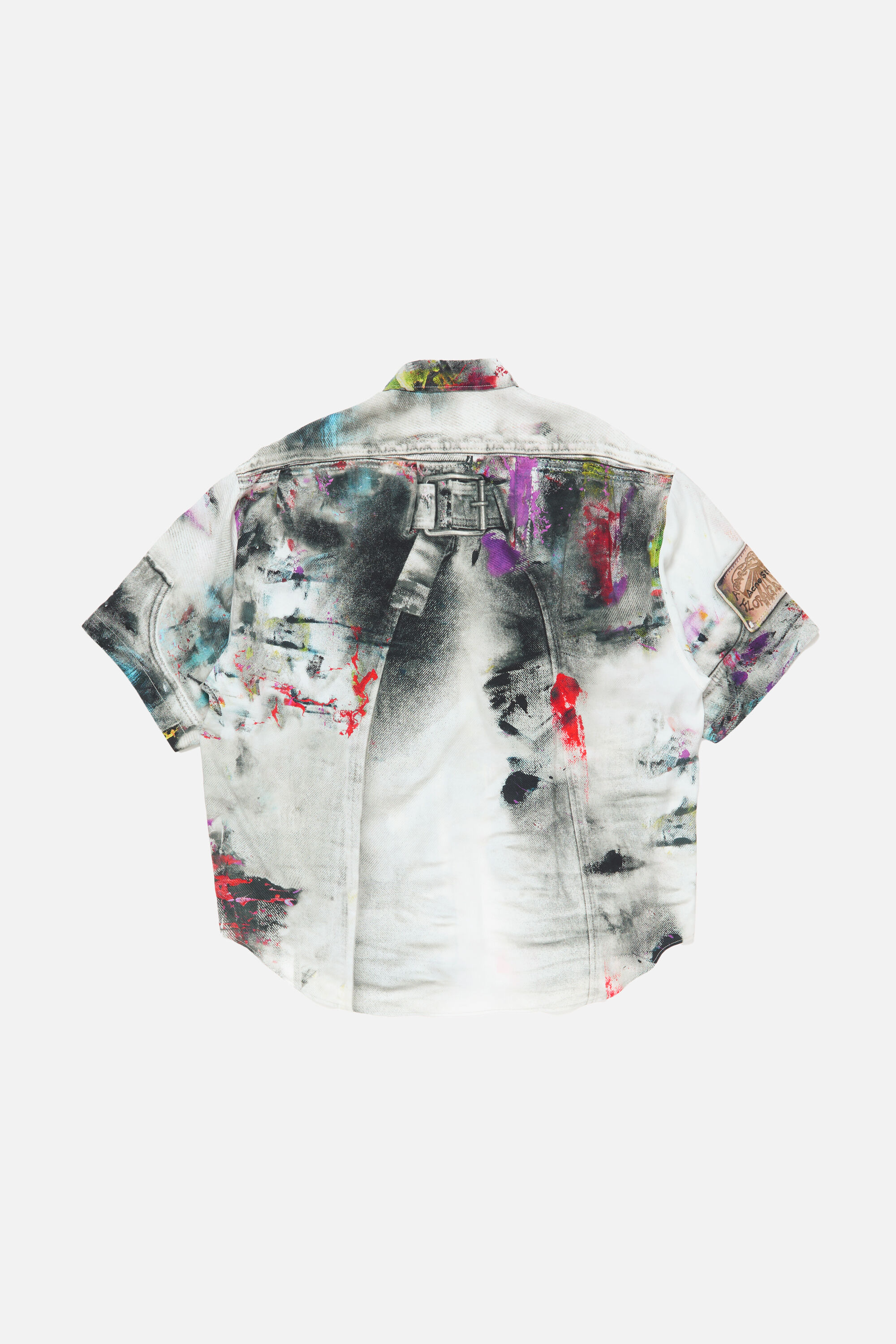 Button-up shirt printed - White Multicolor - 7