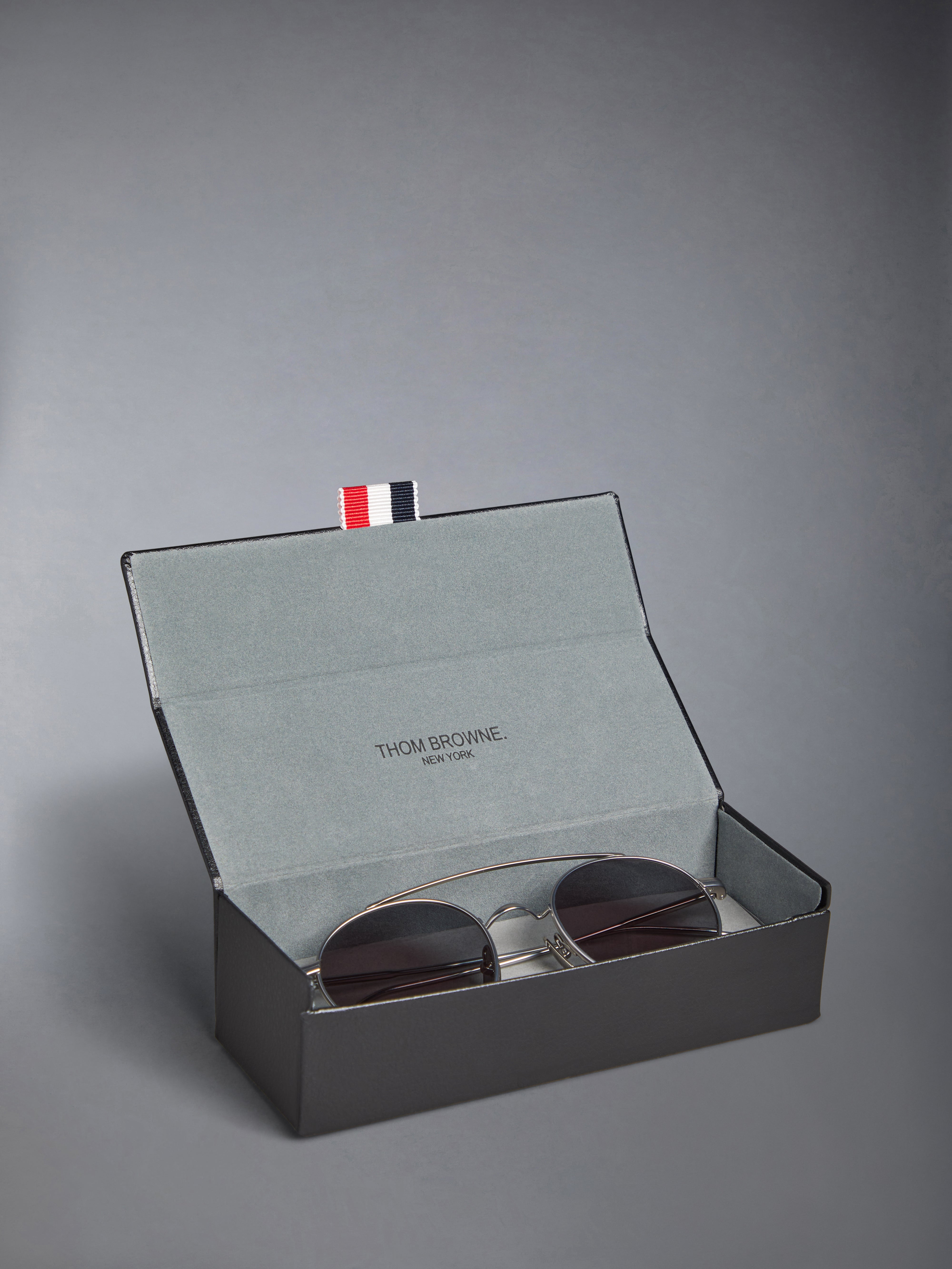 Titanium Round Sunglasses - 8