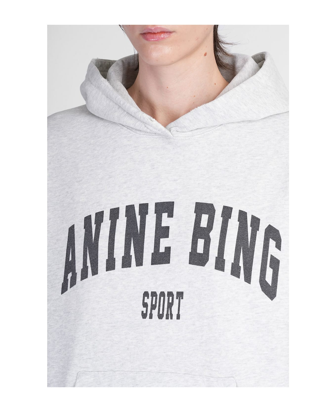 Harvey Sweatshirt In Grey Cotton - 5