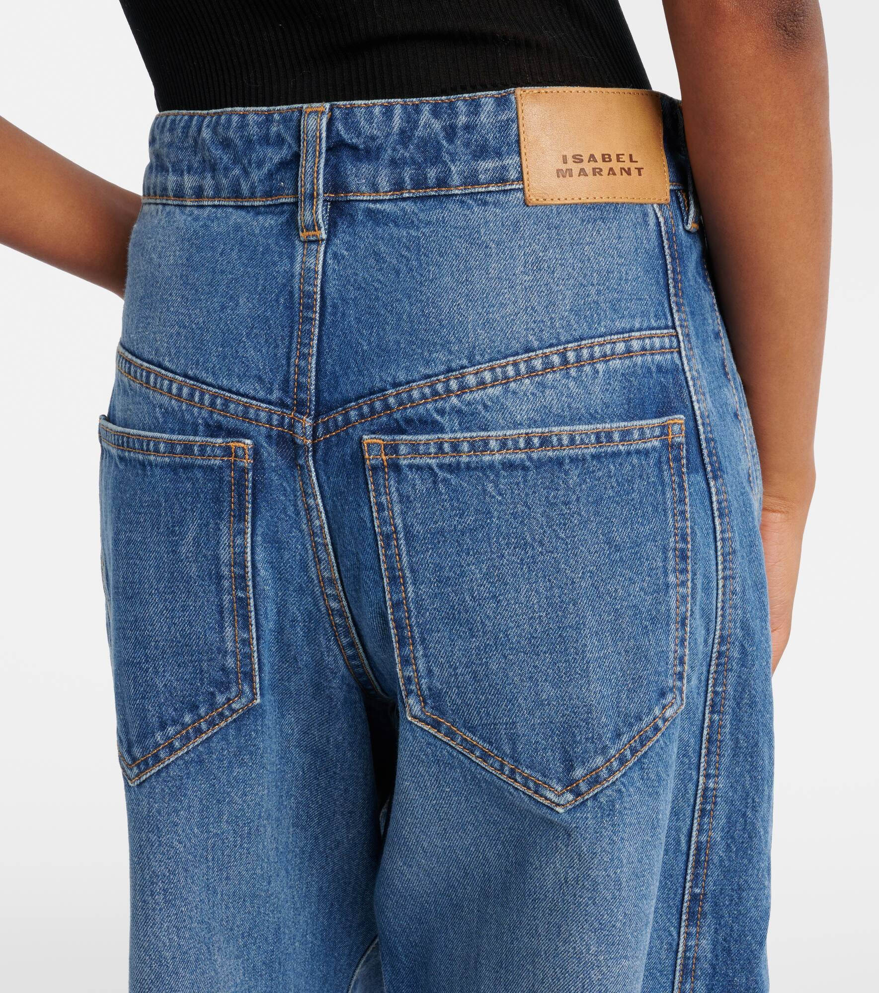 Oriane barrel-leg jeans - 6