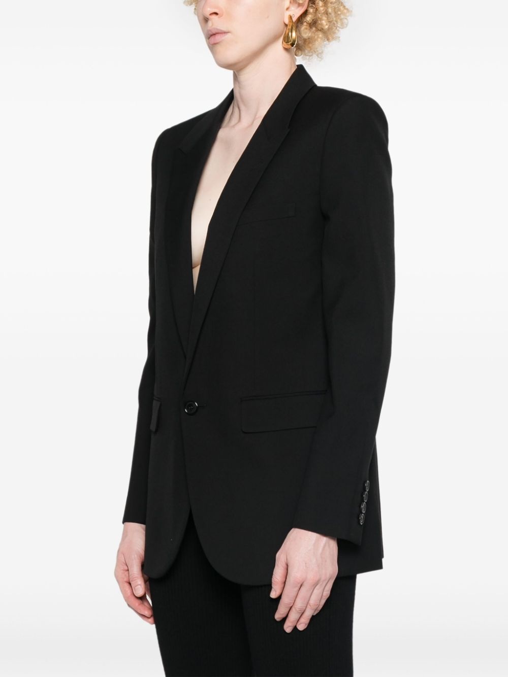 wool blazer - 3