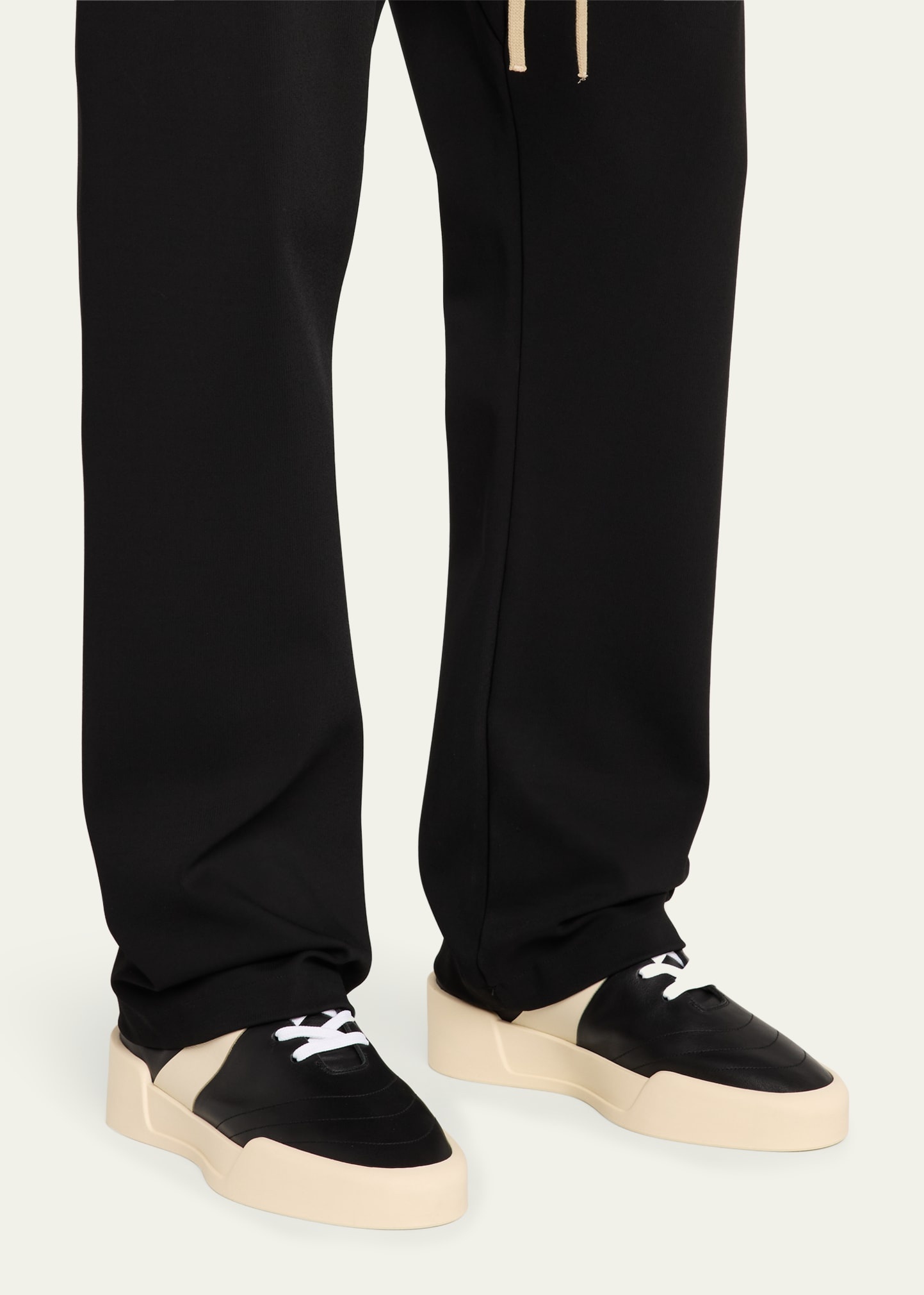 Men's Basketball Leather High-Top Sneakers - 2