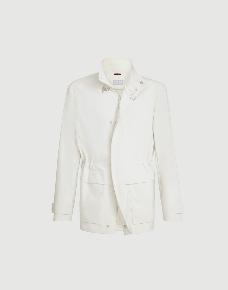 Bonded nylon unlined field jacket 1