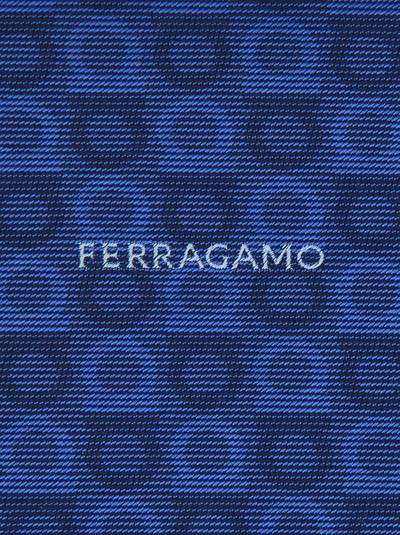 FERRAGAMO Gancini silk jacquard tie outlook