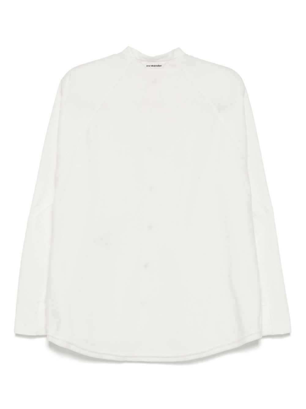 band-collar shirt - 2