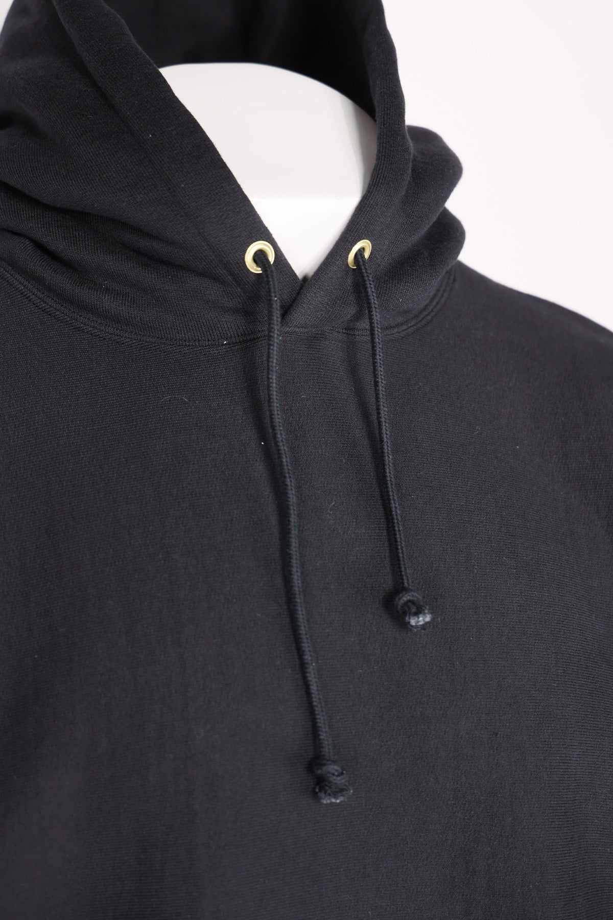 Heavyweight Hooded Sweatshirt - Black - 3