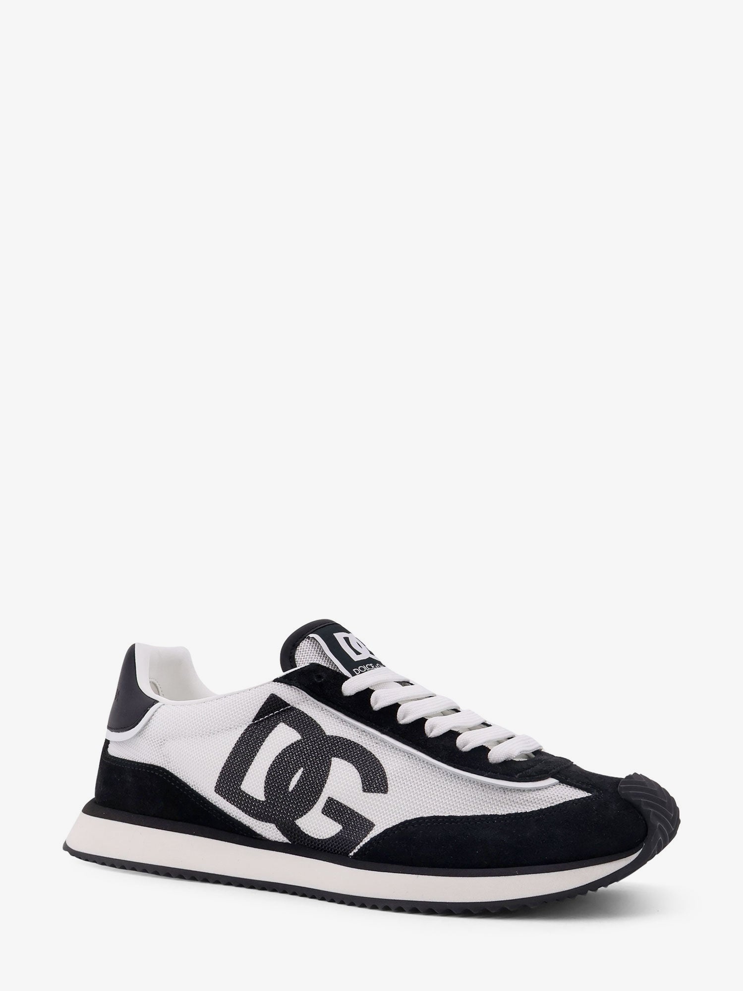 DOLCE e GABBANA - Dolce E Gabbana Low-Top Mesh Sneakers With Suede Inserts - 2