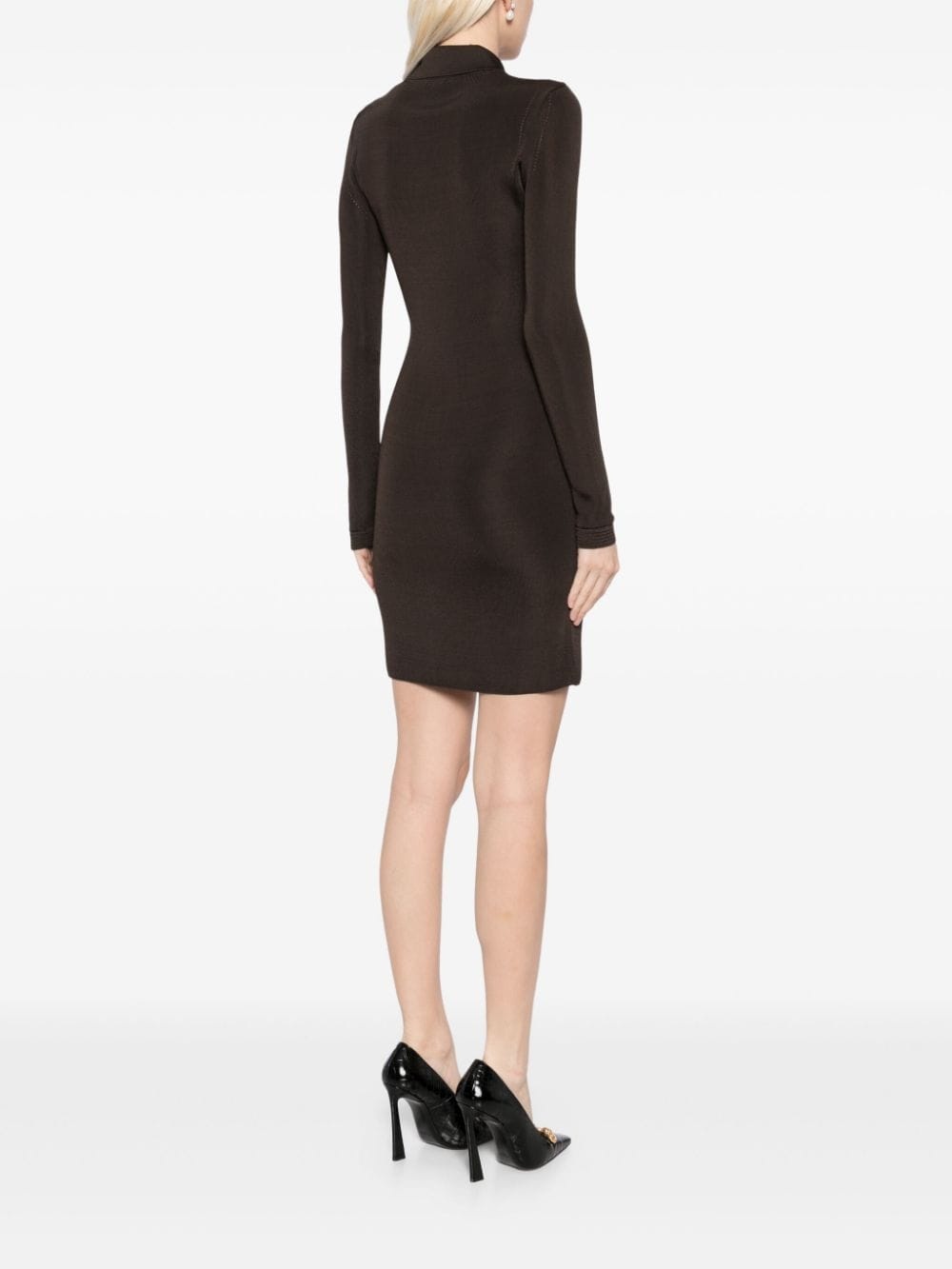 ribbed mini dress - 4