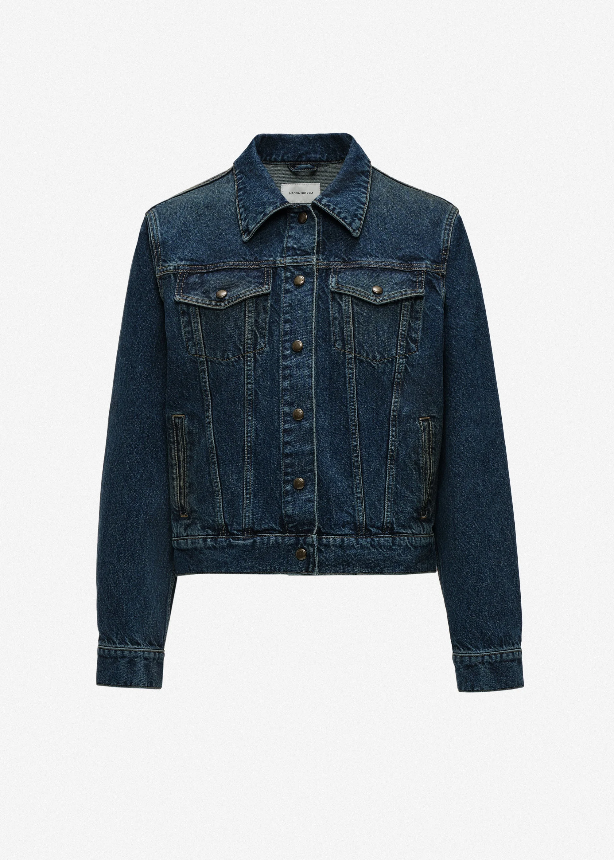 Classic denim jacket in blue - 1