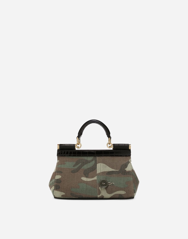 Small Sicily bag in camouflage patchwork - 4